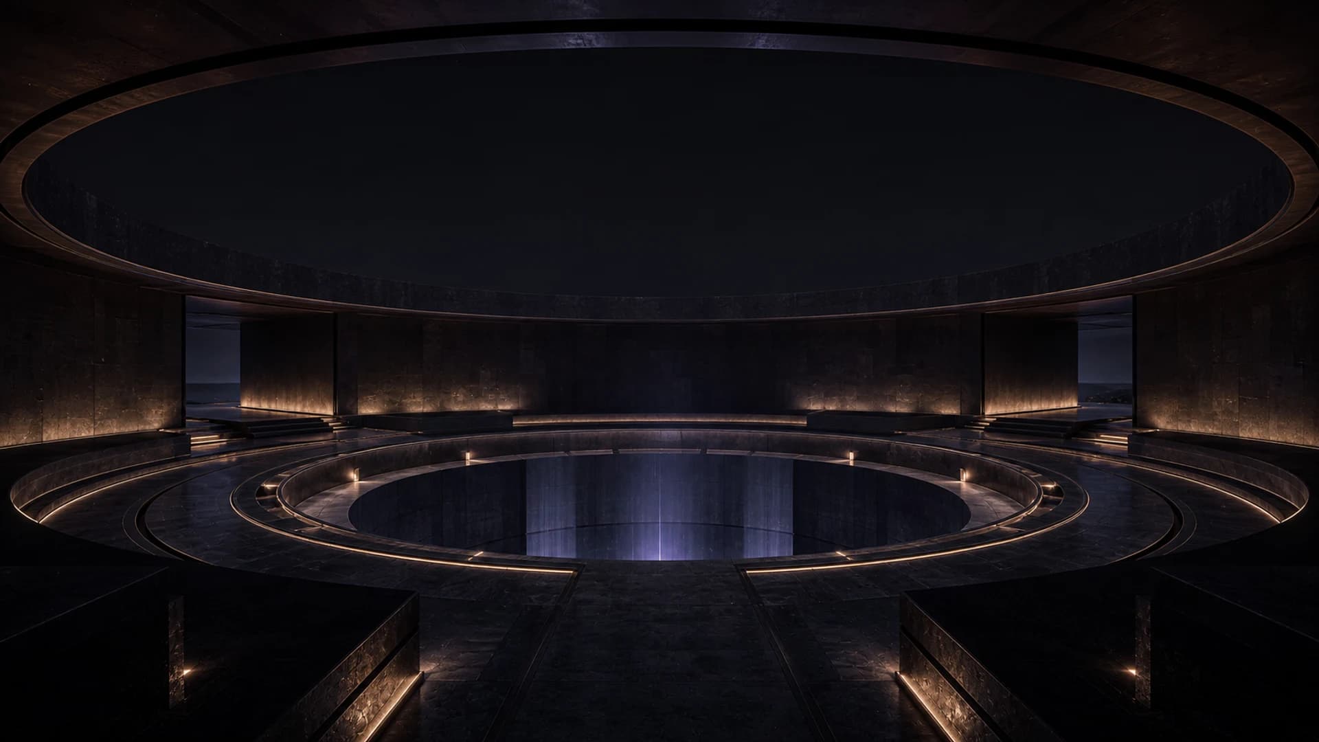 Inside the circular third i observatory